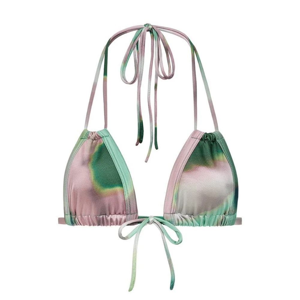 Silk Dye Euro Bow Montce Bikini Top
